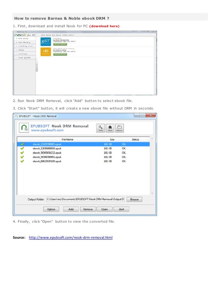 how to remove drm from epub nook how to remove drm from epub nook