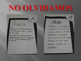 No olvidamos