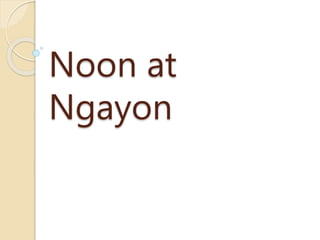 Noon at
Ngayon
 