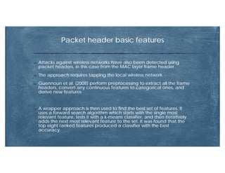 Packet header basic features
 