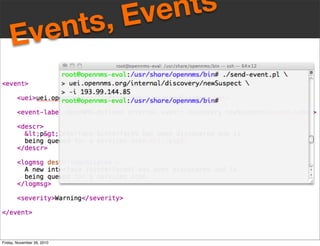 Events, Events
Friday, November 26, 2010
 