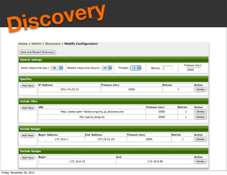Discovery
Friday, November 26, 2010
 
