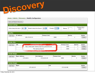 Discovery
Friday, November 26, 2010
 