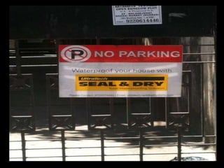 NO PARKING BOARDS ADVERTISING 