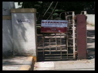NO PARKING BOARDS ADVERTISING 