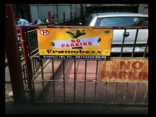 NO PARKING BOARDS ADVERTISING 