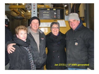 Jan 27/11 – 1st kWh generated

 
