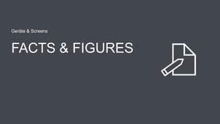 FACTS & FIGURES
Geräte & Screens
 