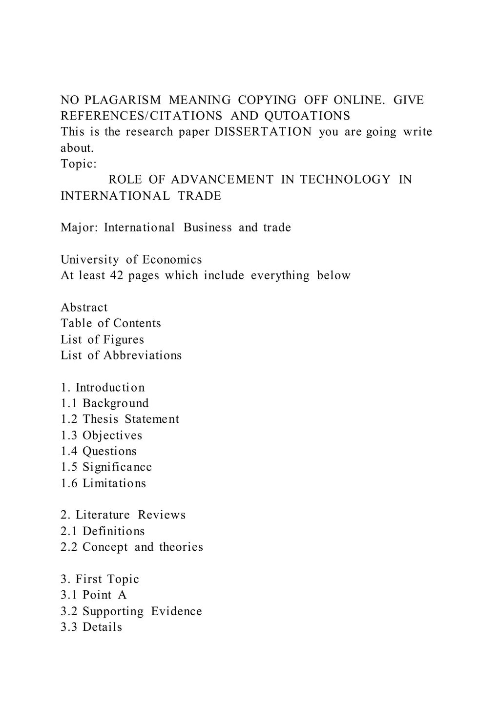 NO PLAGARISM MEANING COPYING OFF ONLINE. GIVE REFERENCESCITATIONS PDF