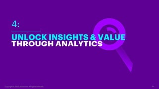 Copyright © 2023 Accenture. All rights reserved. 20
UNLOCK INSIGHTS & VALUE
THROUGH ANALYTICS
4:
 