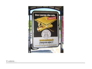 Il valore…
 