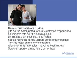 21 DIAS SIN QUEJARSE