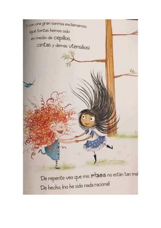 No quiero el cabello rizado. Cuento