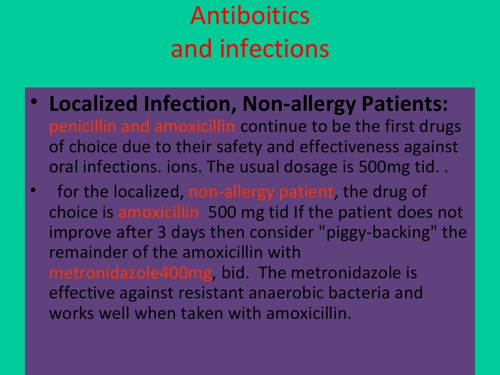 drugs used in dentistry