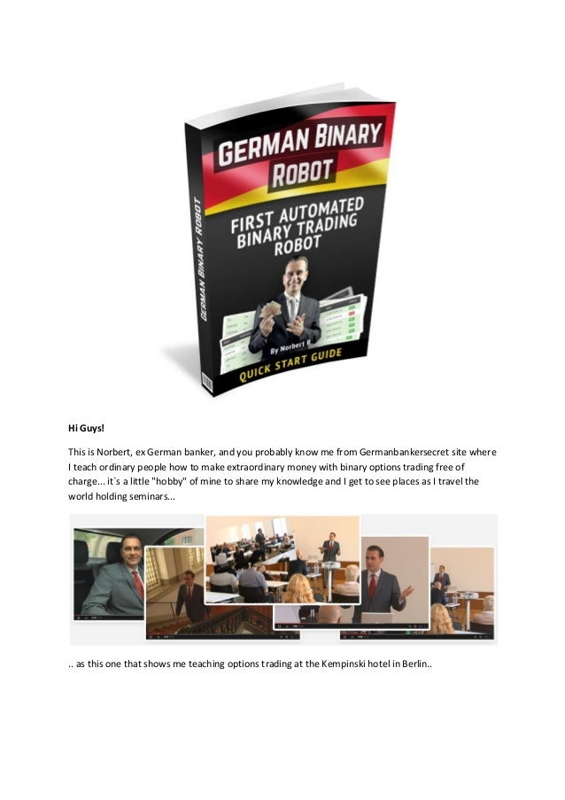Automated binary trading robots