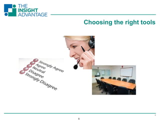 9
Choosing the right tools
9
 