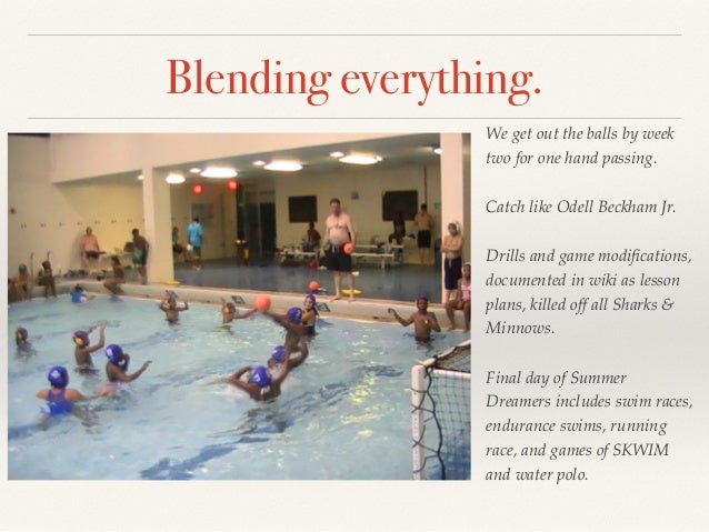 Aquatics Game Play Water Polo Skwim From Pittsburgh S Coach Mark