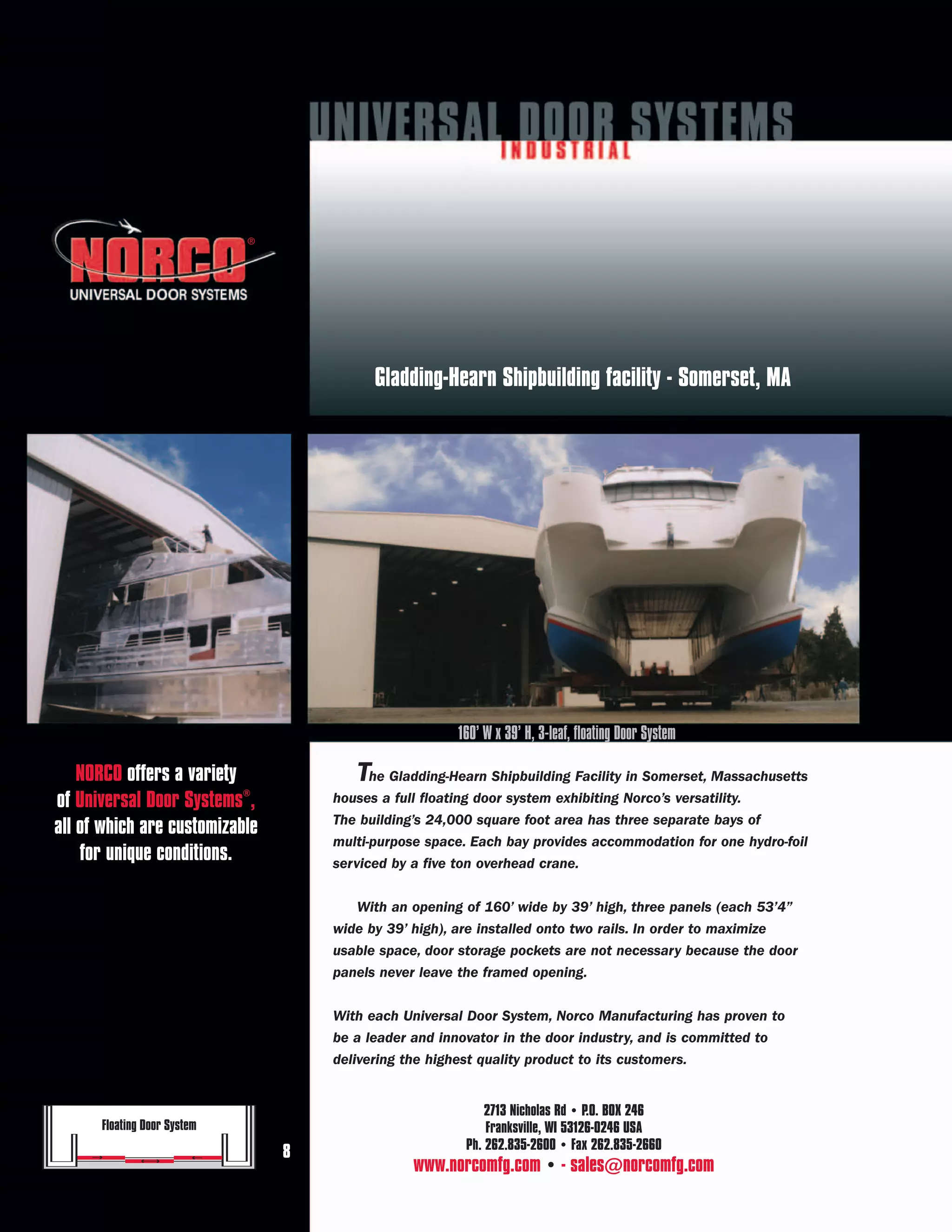 Norco Universal Door Systems PDF