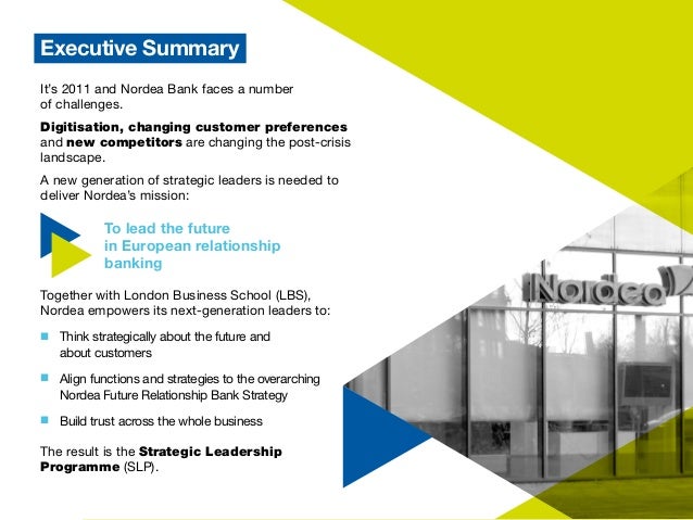 Nordea and London Business School
