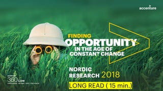 NORDIC
RESEARCH 2018
LONG READ ( 15 min.)
 