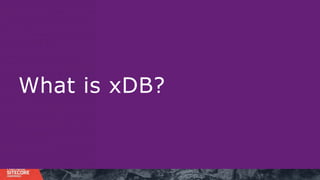 What is xDB?
 