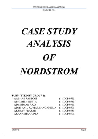 nordstrom case study answers