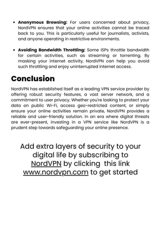 NordVPN: A Comprehensive Guide to Internet Security and Privacy | PDF