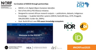 NORFest 2025 panel discussion: 'Global Open Research' | PDF
