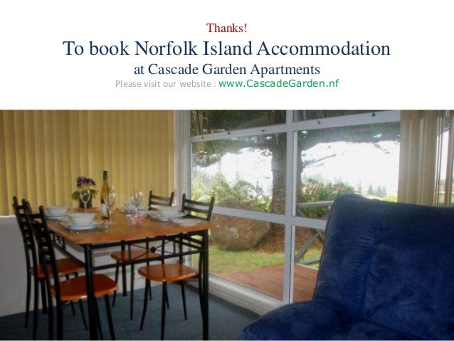 Norfolk Island Accommodation Cascade Garden Apartments