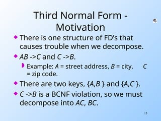 Understanding Database Normalization: BCNF and 3NF Explained | PPT