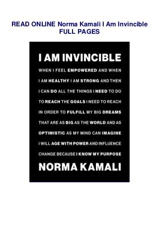 Norma Kamali I Am Invincible unlimited_Acces