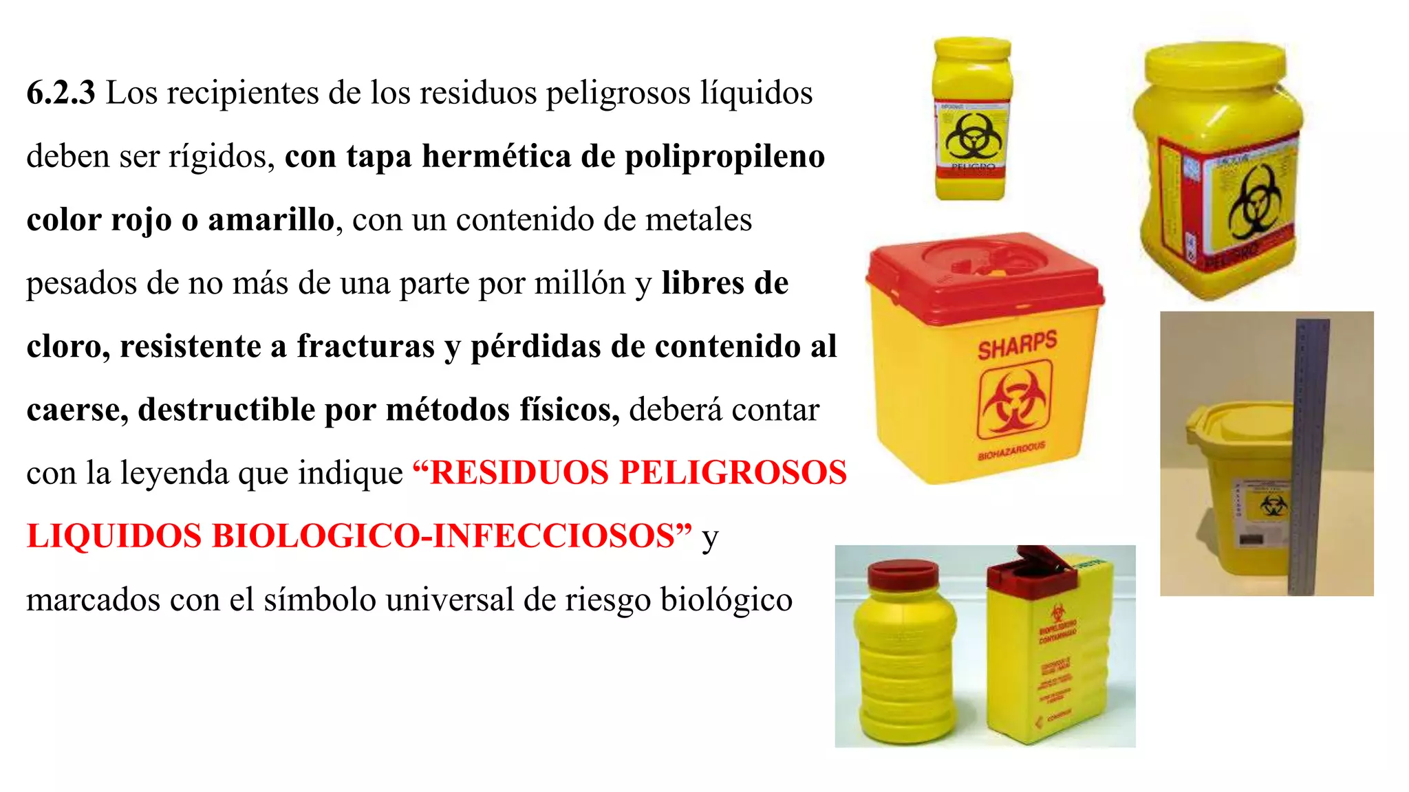 NORMA Oficial Mexicana NOM-087-ECOL-SSA1-2002, Protección ambiental ...