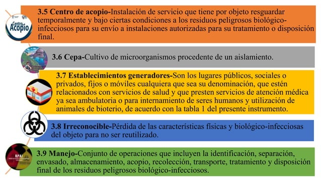 NORMA Oficial Mexicana NOM-087-ECOL-SSA1-2002, Protección ambiental