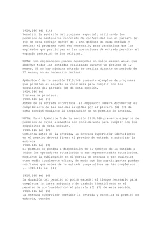 there is an upward change in grade at the pole.
1910.268(m)(6)(iii)
Where roller-type bonds are used, they shall be restrained so as to avoid stressing the
electrical connections.
1910.268(m)(6)(iv)
Bonds between the suspension strand and the existing ground shall be at least No. 6AWG
copper.
1910.268(m)(6)(v)
Temporary bonds shall be left in place until the strand has been tensioned, dead-ended, and
permanently grounded.
1910.268(m)(6)(vi)
The requirements of paragraphs (m)(6)(i) through (m)(6)(v) of this section do not apply to
the installation of insulated strand.
1910.268(m)(7)
Antenna work-radio transmitting stations 3-30 MHZ .
1910.268(m)(7)(i)
Prior to grounding a radio transmitting station antenna, the employer shall insure that the
rigger in charge:
..1910.268(m)(7)(i)(A)
1910.268(m)(7)(i)(A)
Prepares a danger tag signed with his signature,
1910.268(m)(7)(i)(B)
Requests the transmitting technician to shutdown the transmitter and to ground the antenna
with its grounding switch,
1910.268(m)(7)(i)(C)
Is notified by the transmitting technician that the transmitter has been shutdown, and
1910.268(m)(7)(i)(D)
Tags the antenna ground switch personally in the presence of the transmitting technician after
the antenna has been grounded by the transmitting technician.
1910.268(m)(7)(ii)
Power shall not be applied to the antenna, nor shall the grounding switch be opened under
any circumstances while the tag is affixed.
1910.268(m)(7)(iii)(A)
Where no grounding switches are provided, grounding sticks shall be used, one on each side
of line, and tags shall be placed on the grounding sticks, antenna switch, or plate power
switch in a conspicuous place.
1910.268(m)(7)(iii)(B)
When necessary to further reduce excessive radio frequency pickup, ground sticks or short
circuits shall be placed directly on the transmission lines near the transmitter in addition to
the regular grounding switches.
1910.268(m)(7)(iii)(C)
In other cases, the antenna lines may be disconnected from ground and the transmitter to
reduce pickup at the point in the field.
1910.268(m)(7)(iv)
All radio frequency line wires shall be tested for pickup with an insulated probe before they
are handled either with bare hands or with metal tools.
1910.268(m)(7)(v)
The employer shall insure that the transmitting technician warn the riggers about adjacent
lines which are, or may become energized.
 