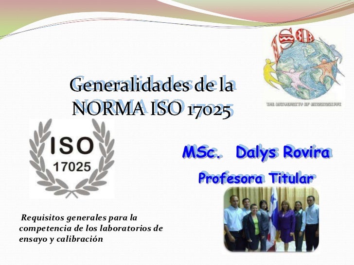 Norma iso 17025 agosto 12