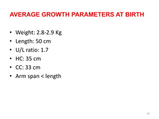 Normal growth in pediatrics | PPT