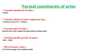 normal and abnormal constituents of urine.docx