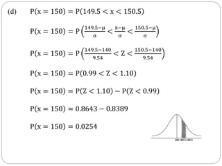 Normal approximation to the binomial distribution | PPTX