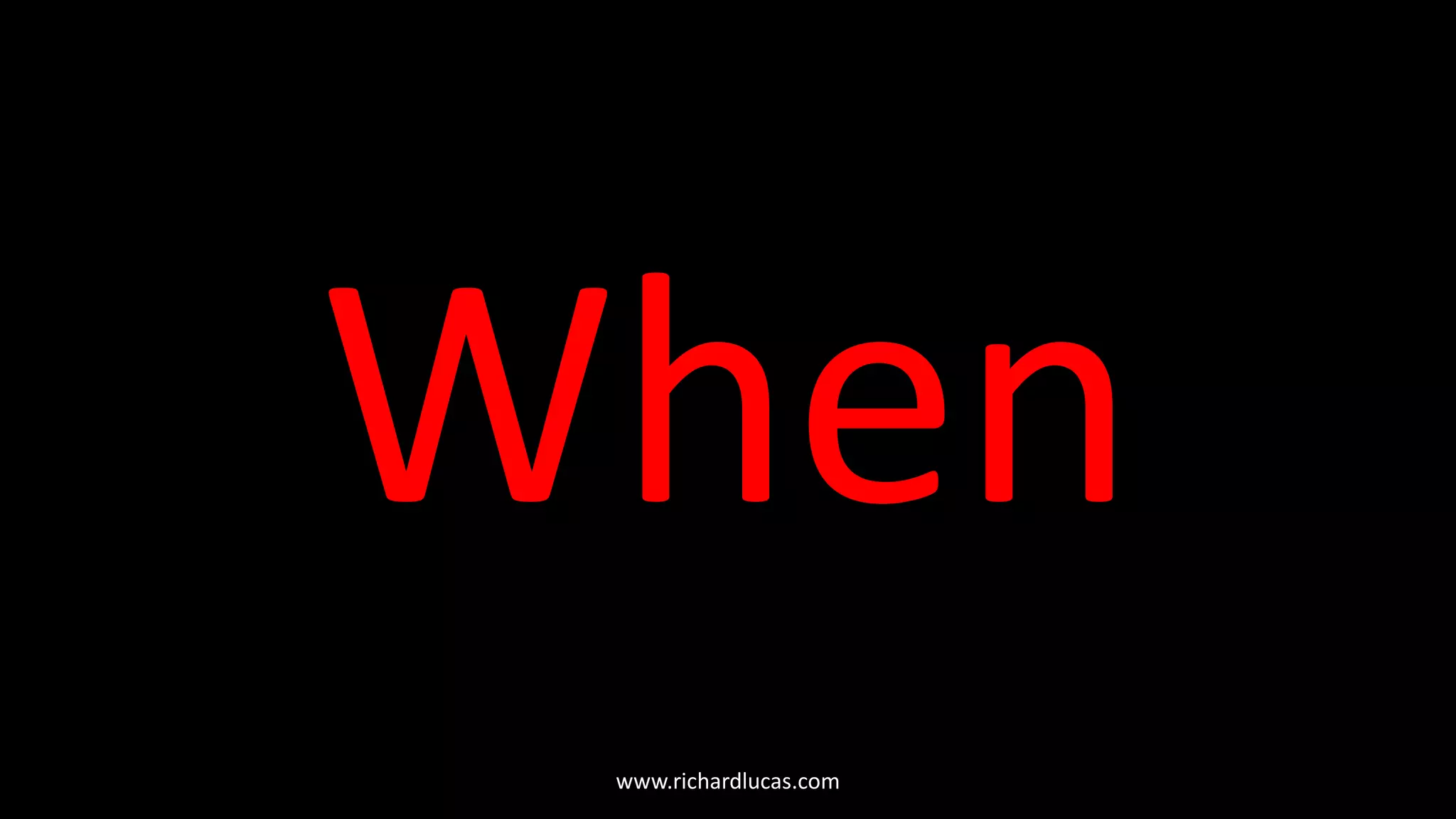 When
www.richardlucas.com
 