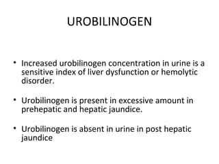 Normal constituents of urine