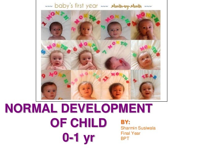 1 year baby development