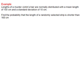 Standardising a normal distributionTo standardise X where X ~ N(μ, σ²)subtract the mean and then divide by the standard deviation: where Z ~ N(0,1)