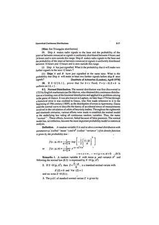 Normal distribution for probability | PDF
