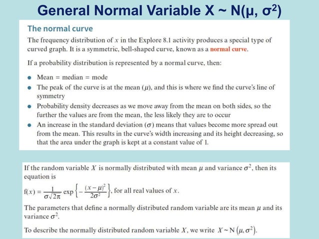 Normal Data Basics Normal Distribution of data (Continous data) | PPT