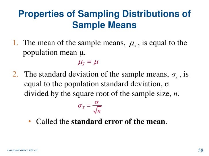 normal distribution and sampling distribution suppose a simple random sample of size n is drawn from a large population with mean
