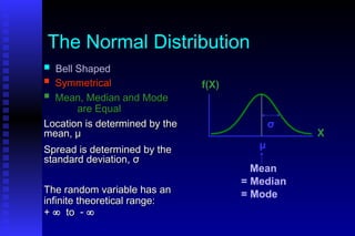Normal Distribution Central Limit TheoremLecture4.ppt