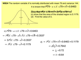 A Level Mathematics Normal distributions.ppt