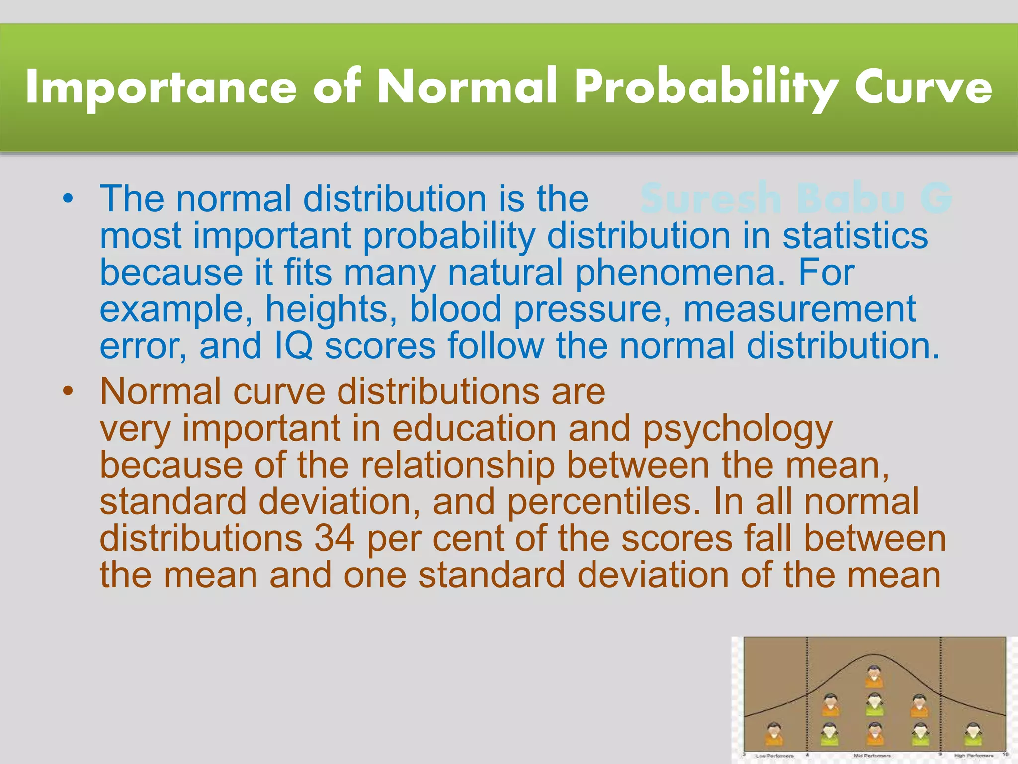 Normal Distribution, Skewness and kurtosis | PPTX