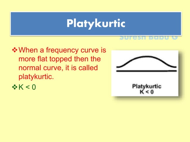 Normal Distribution, Skewness and kurtosis | PPT