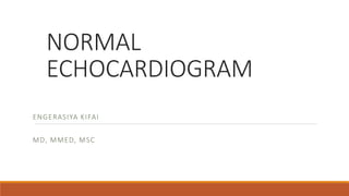 Normal Echocardiogram. Based on cardiac studies | PDF